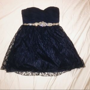Royal blue dress